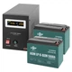 Комплект резервного живлення UPS 1500VA+АКБ DZM 1200W LogicPower 19775 (ДБЖ 350W+2*50Ah батарея свинцево-кислотна) - изображение 1