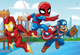 Puzzle Clementoni Marvel Superhero 3 x 48 elementów (8005125252572) - obraz 2