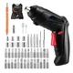 Универсальняя Аккумуляторная отвертка Tuoye Tools 47PCS с кейсом Чёрная LY-83 50об/мин - изображение 1