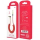 Кабель AUX SkyDolphin SR08 Spring Wire 3.5mm/1m (Червоний) - зображення 3
