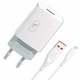Мережевий Зарядний Пристрій USB SkyDolphin SC06L Lightning 1USB/2.4A (Білий) - изображение 1