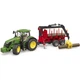 Спецтехника Bruder трактор John Deere 7R 350 с прицепом, краном и бревнами (03154) - изображение 3