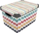 Контейнер Qutu Style Box Colored Zigzag 20 л - зображення 1