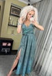 Fashions • Вечернее люрексовое платье Grace Fashions L изумрудный (7123-ди) - изображение 2