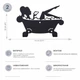 Вешалка Настенная 16см х 10см Glozis Bath H-067 - изображение 5