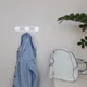 Крючки Настенные 25см х 5см Glozis Orbis White H-080 - изображение 2
