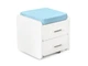 Комплект (L) ErgoKids TH-325 Blue (парта+крісло+тумба) (арт.TH-325+Y-412 Lite+ C3 BLUE) Блакитний - зображення 6