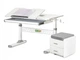 Комплект (S) Evo-Kids TH-310 Grey (парта + тумба) (арт.TH-310 + BD C3_GREY) Сірий - изображение 1