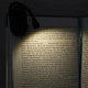LED мини лампа фонарик на прищепке клипсе для чтения книг LOSSO LJC-182 черный - изображение 5