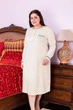 Жіноча нічна сорочка Sabrina бавовняна на байці 11476 2XL - изображение 3