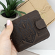 Портмоне мужское кожаное Handycover HC0041 коричневое с гербом Украины - изображение 7