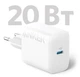 Сетевое зарядное устройство Anker PowerPort 312 20W USB-C White (A2347G21) - изображение 2