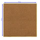 Доска пробковая 45x45 см / деревянная рамка - изображение 1