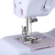 Универсальная портативная швейная машинка Sewing Machine с подсветкой реверсом педалью от сети от батареек - изображение 3
