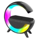 Настольная смарт лампа ночник RGB G-Smart Light Sound Machine AS-K10 с беспроводной зарядкой 15W и Bluetooth колонкой Черный - изображение 4