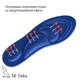 Устілки м'які на кожен день Comfort insoles 43.5-41р (28.5-26см), Sponge Foam темно-синього кольору, H-13 №13 - зображення 2