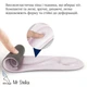 Устілки м'які на кожен день Comfort insoles 39-37р (25.5-23.5см), Sponge Foam світло-рожевого кольору, H-13 №16 - зображення 3
