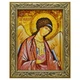 Икона "Архангел Михаил" поясная янтарная 15х20 - изображение 6