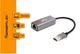 Мережева карта Frime USB TYPE-A Gigabit Ethernet RTL8153 (NCF-USBAGbLan02) - изображение 3