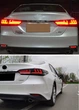 Задні світлодіодні LED ліхтарі (фари) тюнінг на Toyota Camry v70 2018+ (чорна серпанок) - зображення 2
