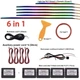 Підсвітка панелі амбіент Ambient light RGB 6 в 1 - зображення 2