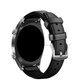 Ремешок кожа+силикон для Garmin Venu 3 | Venu 2 черно-серебрянный - изображение 2