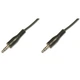 Кабель для передачі аудіо 3.5mm M/M DIGITUS 150см чорний (AK-510100-015-S) - зображення 2