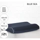 Подушка MirSon ортопедична 6006 Noble stripe Blue sea 58х40х10.5 (2200003260946) - зображення 2