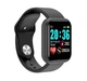 Смарт-часы UWatch D20 Y68 Bluetooth умные часы пульс, мониторинг кислорода в крови Black - изображение 1