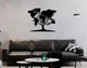 Декоративное панно на стену из дерева Upwood Decor Дерево карта Tree map 35 х 42 см black - изображение 1