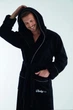 Мужской махровый халат Nusa 1320 siyah 3XL - изображение 4