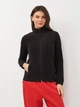 Толстовка на молнии утепленная на флисе без капюшона женская Sol's Nova Women 00587312 L Черная (3660731140344) - изображение 1