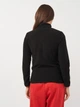 Толстовка на молнии утепленная на флисе без капюшона женская Sol's Norman Women 02094312 M Черная (3660731279952) - изображение 3