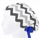 Медицинская шапочка женская HeadwearUniverse универсальная принт Зигзаг серый - изображение 3