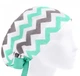 Медицинская шапочка женская HeadwearUniverse универсальная принт Зигзаг мятный - изображение 1