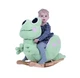 Качель-качалка детская, музыкальная Gerardo`s Toys Лягушка 44520 Зеленый - изображение 2