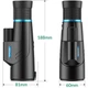 Монокуляр телескоп Apexel 10-20x50 с зумом - изображение 8
