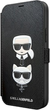 Чохол-книжка Karl Lagerfeld Saffiano Karl&Choupette do Apple iPhone 12 mini Black (3700740492215) - зображення 2