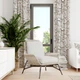 Готова напівзатемнювальна штора Soovi Home 140 х 250 см на тасьмі 3D flowers (14559846382) - изображение 3