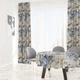 Готова напівзатемнювальна штора Soovi Home 140 х 250 см на тасьмі Blue and white flowers (14559410313) - изображение 8