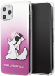 Панель Karl Lagerfeld Choupette Fun do Apple iPhone 11 Pro Pink (3700740466780) - зображення 1