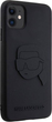 Etui Karl Lagerfeld Rubber Karl Head 3D do Apple iPhone Xr/11 Black (3666339169985) - obraz 1