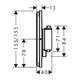 Термостат на 2 потребителя Hansgrohe ShowerSelect Comfort Q (цвет - хром) 15583000 - изображение 2