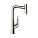 Смеситель для кухни 300 Hansgrohe Talis Select M51, с вытяжным изливом, 1jet, sBox (цвет - сталь) 73853800 - изображение 1