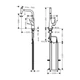 Смеситель для кухни 300 Hansgrohe Talis Select M51, с вытяжным изливом, 1jet, sBox (цвет - сталь) 73853800 - изображение 2