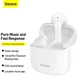Наушники Bluetooth BASEUS True Wireless Earphones Bowie E3 IP64 |BT5.0, 35/300mAh, 5H, Location, OTA| (NGTW080001) - изображение 7