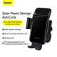 Держатель BASEUS Smart Solar Power Wireless Cycling Electric Holder IP54 |4.7-6.7"| (SUZG010001) - изображение 5