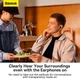 Навушники BASEUS True Wireless Earphones Storm 1 |BT5.2, 50/400mAh, ANC, 5h| (NGTW140201) Black - изображение 11
