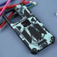 Чехол Military Shield для Xiaomi Poco X5 Pro 5G бампер противоударный с подставкой Turquoise - изображение 5
