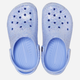 Дитячі крокси для дівчинки Crocs Classic Glitter Clog KCR206993 30-31 Світло-сині (196265217045) - зображення 4